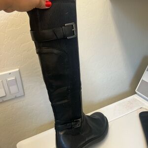 White Mountain Black Over the Knee Boots 8,5